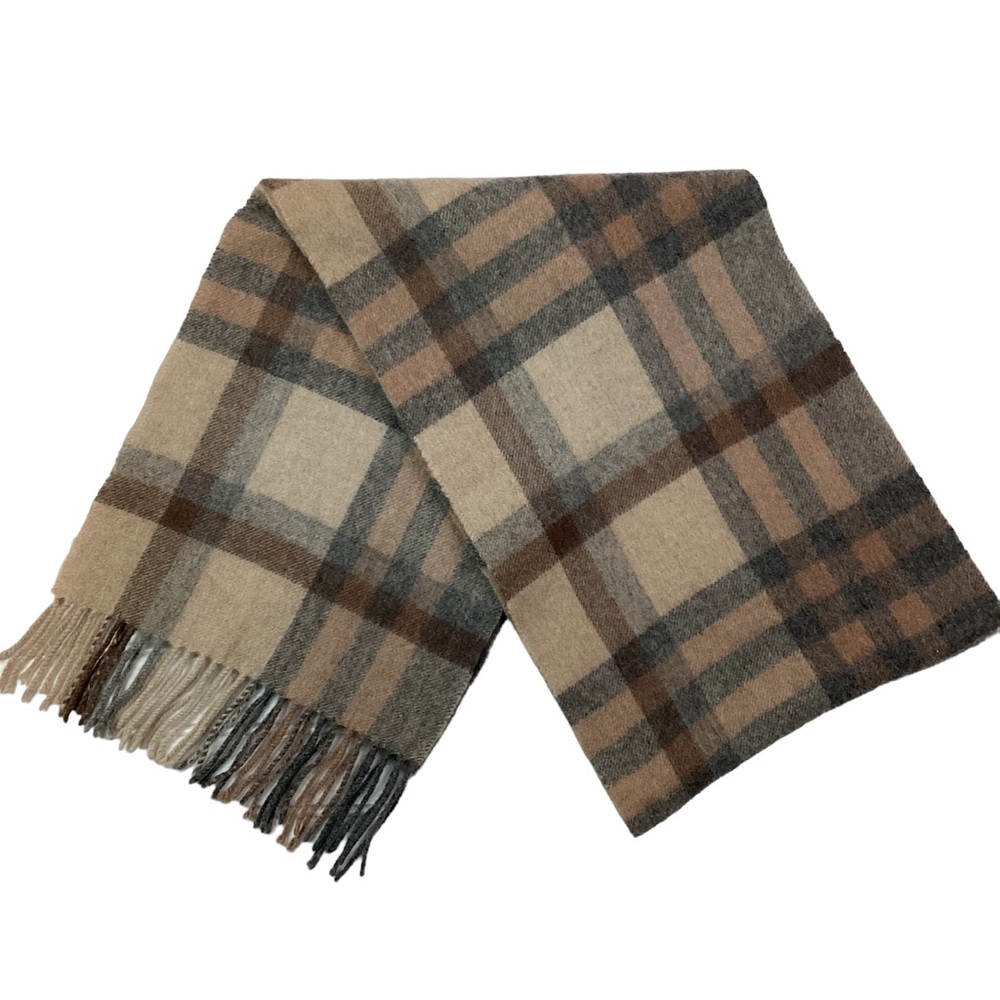 Kiltane Scotland 100% Lambswool Plaid Scarf Unisex